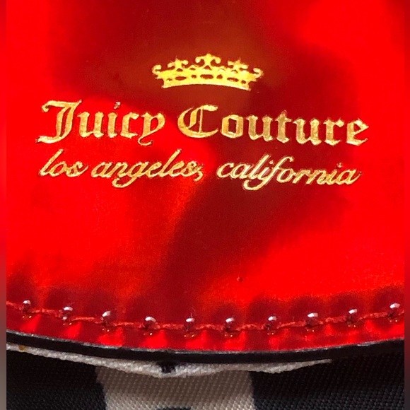 Vintage Juicy Couture Small Crossbody Date Night Party Bag Leopard & Red Patent - Picture 4 of 17
